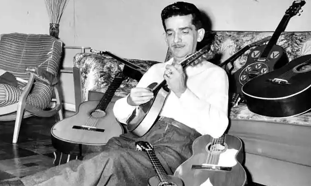 Fotografia lilustrativa de Jacob Pick Bittencourt, músico que inspirou o nome do captador harmonik