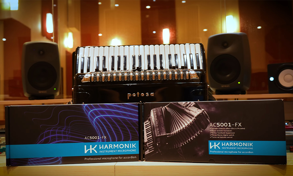 Fotografia ilustrativa dos captadores FX e FS da harmonik lado a lado.